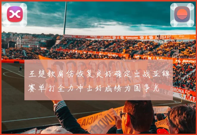 王楚钦肩伤恢复良好确定出战亚锦赛单打全力冲击好成绩为国争光